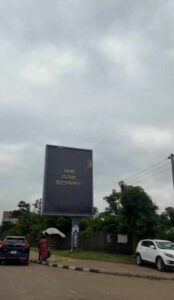 ‘We Are Sorry’: Mysterious Billboards Spark Speculation Across Abuja 3 Board